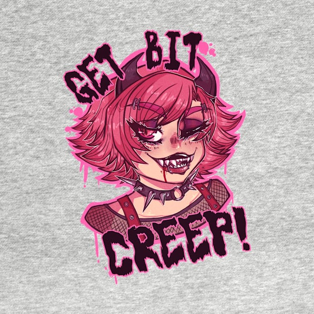 Get Bit, Creep! by RozenRotArt